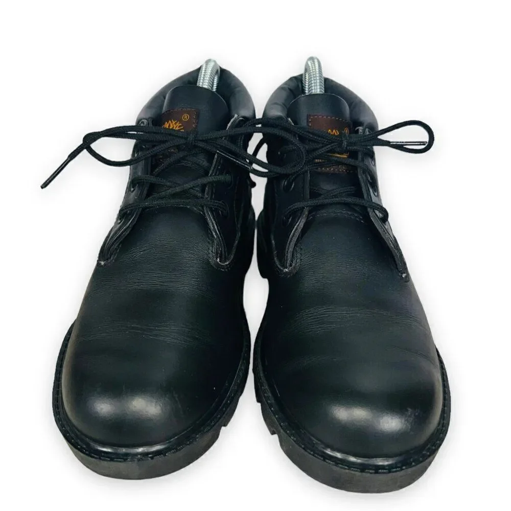 Timberland Waterproof Chukka Boots Black Leather 10920 Youth 4.5M‎